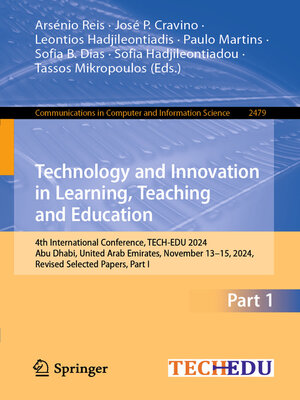 cover image of Technology and Innovation in Learning, Teaching and Education